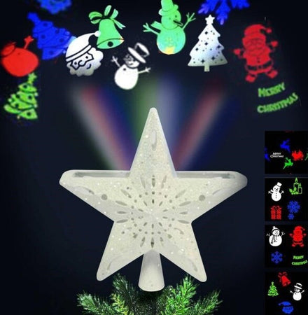 Puntale Proiettore Led Albero Di Natale Forma Stella Bianco 4 Giochi Luce Fantasy Casa e cucina/Decorazioni per interni/Addobbi e decorazioni per ricorrenze/Decorazioni natalizie/Punte albero di Natale Trade Shop italia - Napoli, Commerciovirtuoso.it