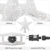 Puntale-Proiettore-LED-per-Albero-di-Natale-Forma-Stella-Bianco-Gioco-di-Luce