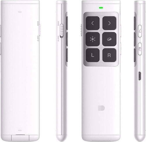 Puntatore Wireless Professionale, Remote Control, per Power Point o Presentazione didattica ci colore bianco 2,4Ghz fino a 100mt