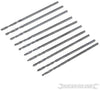 Punte metriche trapano Jobber HSS-R 10 pezzi acciaio temperato Silverline