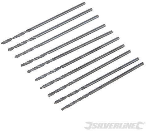 Punte metriche trapano Jobber HSS-R 10 pezzi acciaio temperato Silverline