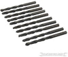 Punte metriche trapano Jobber HSS-R 10 pezzi acciaio temperato Silverline