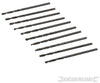Punte metriche trapano Jobber HSS-R 10 pezzi acciaio temperato Silverline