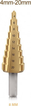 PUNTE PER TRAPANO A SCALA DIAMETRO 4-20 MM 8MM PERFORAZIONE IN 9 FASI FRESA FORI Fai da te/Utensili elettrici e a mano/Accessori per utensili elettrici/Set punte per trapani Trade Shop italia - Napoli, Commerciovirtuoso.it
