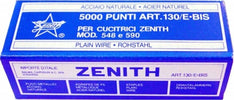 Punti 130-E bis - 6-4 - acciaio naturale - metallo - Zenith - conf. 5000 pezzi [multipack] 10 pezzi Cancelleria e prodotti per ufficio/Archivio ufficio e accessori per scrivania/Spillatrici e perforatrici/Graffette Eurocartuccia - Pavullo, Commerciovirtuoso.it