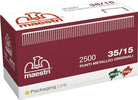 Punti 35-15 per Romabox - rame - altezza 15 mm - Romeo Maestri - scatola da 2500 pezzi Fai da te/Utensili elettrici e a mano/Utensili elettrici/Chiodatrici e cucitrici/Spillatrici Eurocartuccia - Pavullo, Commerciovirtuoso.it