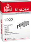 Punti eurostaples 64 Global - 6-4 - Romeo Maestri - scatola da 1000 punti [multipack] 10 pezzi Cancelleria e prodotti per ufficio/Archivio ufficio e accessori per scrivania/Spillatrici e perforatrici/Graffette Eurocartuccia - Pavullo, Commerciovirtuoso.it