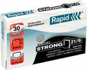 Punti Rapid Super Strong - 21-6 (6-6) - acciaio zincato - metallo - Rapid - conf. 1000 pezzi [multipack] 5 pezzi Cancelleria e prodotti per ufficio/Archivio ufficio e accessori per scrivania/Spillatrici e perforatrici/Graffette Eurocartuccia - Pavullo, Commerciovirtuoso.it