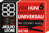 Punti universali - 6-4 - metallo - Molho Leone - conf. 2000 pezzi [multipack] 10 pezzi Cancelleria e prodotti per ufficio/Archivio ufficio e accessori per scrivania/Spillatrici e perforatrici/Graffette Eurocartuccia - Pavullo, Commerciovirtuoso.it