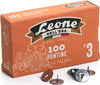 Puntine - n. 3 - acciaio lucido - Leone - conf. 100 pezzi [multipack] 10 pezzi Cancelleria e prodotti per ufficio/Archivio ufficio e accessori per scrivania/Nastri colle elastici e graffette/Puntine e ganci Eurocartuccia - Pavullo, Commerciovirtuoso.it