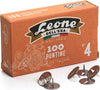Puntine - n.4 - acciaio lucido - Leone - conf. 100 pezzi [multipack] 10 pezzi Cancelleria e prodotti per ufficio/Archivio ufficio e accessori per scrivania/Nastri colle elastici e graffette/Puntine e ganci Eurocartuccia - Pavullo, Commerciovirtuoso.it