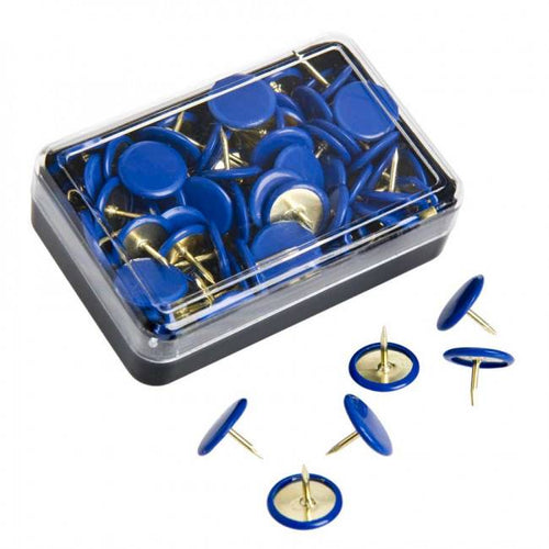 ORECA-CONFEZIONE 200 PEZZI PUNTINE DISEGNO COPERTURA BLU