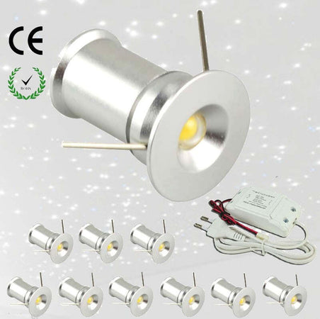PUNTO LUCE 9 LED SOFFITTO CIELO STELLATO BIANCO FREDDO CALDO NATURALE BLU 1W  Trade Shop italia - Napoli, Commerciovirtuoso.it