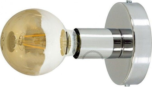 Punto Luce a soffitto e/o a parete con attacco E27 CROMO LUDIDO Illuminazione/Illuminazione per interni/Lampadari lampade a sospensione e plafoniere/Faretti da soffitto Led Mall Home - Napoli, Commerciovirtuoso.it