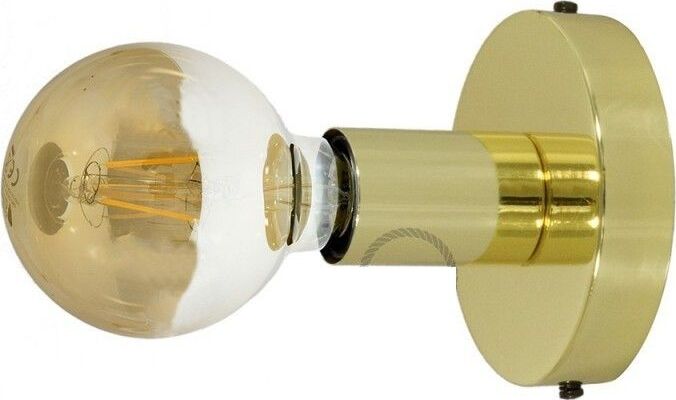 Punto Luce a soffitto e/o a parete con attacco E27 ORO Illuminazione/Illuminazione per interni/Lampadari lampade a sospensione e plafoniere/Faretti da soffitto Led Mall Home - Napoli, Commerciovirtuoso.it