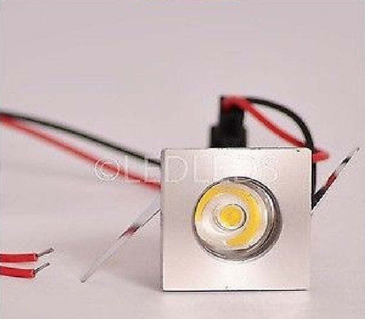 Punto luce faretto led incasso 1 led 1W luce calda 220V cielo stellato quadrato  Trade Shop italia - Napoli, Commerciovirtuoso.it