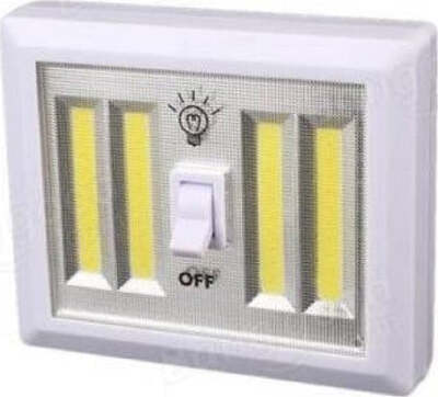 Punto-Luce-Led-Con-Interruttore-Cob-3w-Faretto-Lampada-Da-Muro-Per-Armadio
