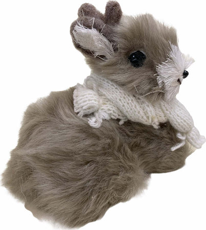 Pupazzino renna con sciarpa pelosa h 14 cm, pallina per albero di natale addobbi natalizi grigio Casa e cucina/Decorazioni per interni/Addobbi e decorazioni per ricorrenze/Decorazioni natalizie/Addobbi e decorazioni/Palle e palline MagiediNatale.it - Altamura, Commerciovirtuoso.it