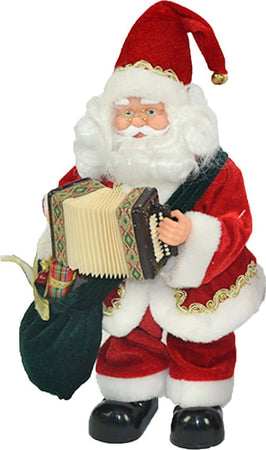 Pupazzo Babbo Natale Canterino con musica e movimenti vestito Rosso h 33 cm Casa e cucina/Decorazioni per interni/Addobbi e decorazioni per ricorrenze/Decorazioni natalizie/Schiaccianoci MagiediNatale.it - Altamura, Commerciovirtuoso.it