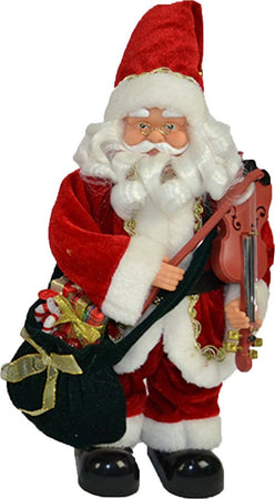 Pupazzo Babbo Natale Canterino con musica e movimenti vestito Rosso h 33 cm Casa e cucina/Decorazioni per interni/Addobbi e decorazioni per ricorrenze/Decorazioni natalizie/Schiaccianoci MagiediNatale.it - Altamura, Commerciovirtuoso.it