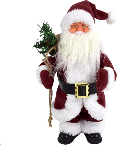 Pupazzo Babbo Natale Canterino con musica, movimenti e luci vestito Bordeaux Casa e cucina/Decorazioni per interni/Addobbi e decorazioni per ricorrenze/Decorazioni natalizie/Schiaccianoci MagiediNatale.it - Altamura, Commerciovirtuoso.it
