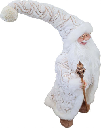 Pupazzo Babbo Natale con Pelliccia Bianca Decorazione Natalizia Casa e cucina/Decorazioni per interni/Addobbi e decorazioni per ricorrenze/Decorazioni natalizie/Schiaccianoci MagiediNatale.it - Altamura, Commerciovirtuoso.it