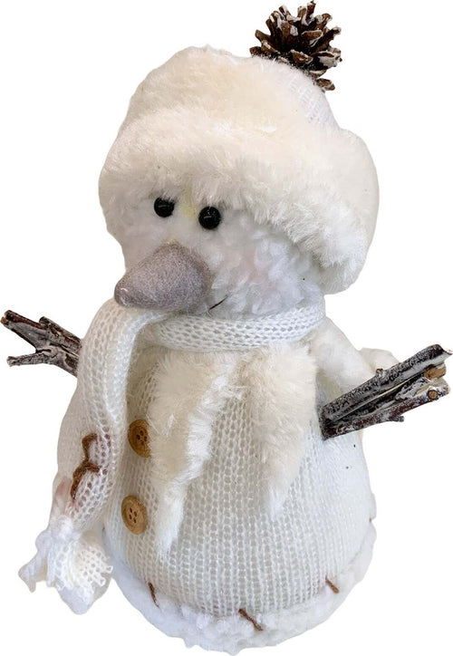 Pupazzo di neve decorazione natalizia h 30 cm con sciarpa e cappello in lana bianca Casa e cucina/Decorazioni per interni/Addobbi e decorazioni per ricorrenze/Decorazioni natalizie/Schiaccianoci MagiediNatale.it - Altamura, Commerciovirtuoso.it