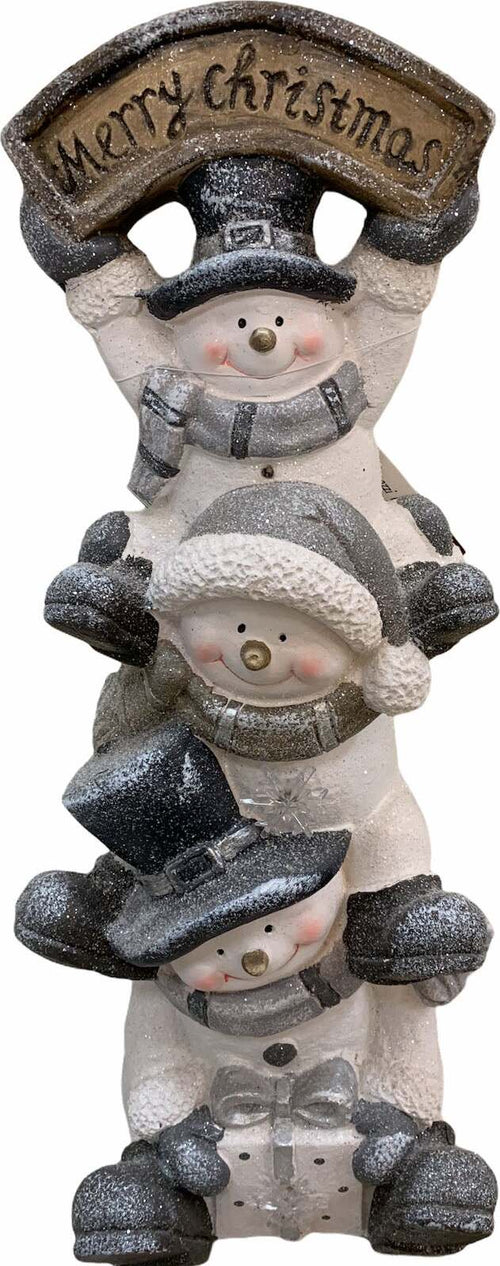 Pupazzo di Neve natalizio in poli-resina h 65 cm decorazione natalizia con led Casa e cucina/Decorazioni per interni/Addobbi e decorazioni per ricorrenze/Decorazioni natalizie/Schiaccianoci MagiediNatale.it - Altamura, Commerciovirtuoso.it