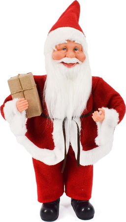 Pupazzo in tessuto rosso Babbo Natale con regalo decorazione natalizia h 38 cm Casa e cucina/Decorazioni per interni/Addobbi e decorazioni per ricorrenze/Decorazioni natalizie/Schiaccianoci MagiediNatale.it - Altamura, Commerciovirtuoso.it