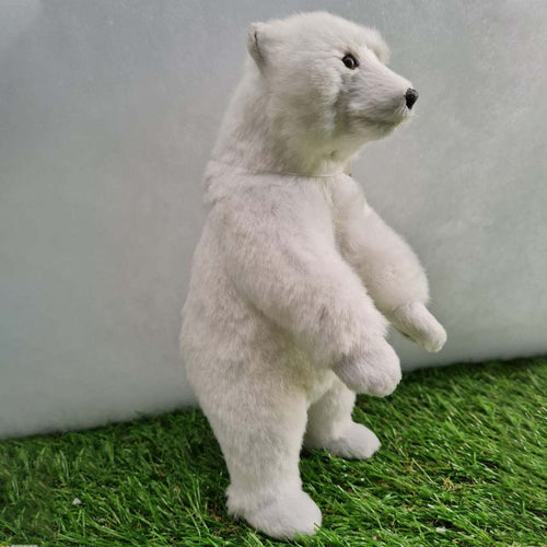 Pupazzo Orso polare peloso h 20 cm, pallina per albero di natale addobbi natalizi Bianco Casa e cucina/Decorazioni per interni/Addobbi e decorazioni per ricorrenze/Decorazioni natalizie/Schiaccianoci MagiediNatale.it - Altamura, Commerciovirtuoso.it