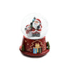 Palla di neve Babbo Natale con glitter neve decorazione natalizia 11 x h 14 cm