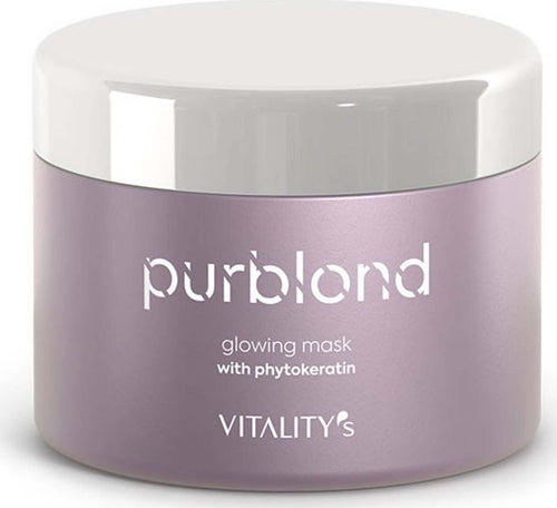 Purblond Glowing Mask Vitality's 200 Ml Maschera per Capelli Biondi Decolorati Con Meshes O Grigi Naturali Professionale Illuminante Bellezza/Cura dei capelli/Maschere per capelli MondoCapelli - Barcellona Pozzo di Gotto, Commerciovirtuoso.it