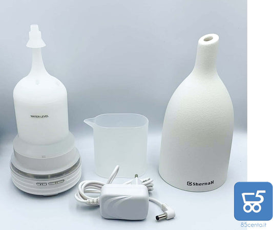 Purificatore d'Aria ad Ultrasuoni per Aromaterapia in Ceramica Umidificatore per Oli Essenziali