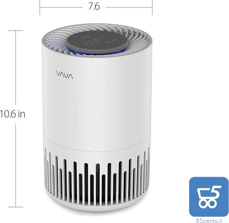 Purificatore d'Aria, Filtro HEPA 3-In-1 per Casa ed Ufficio Vava IT VA-EE014, Bianco