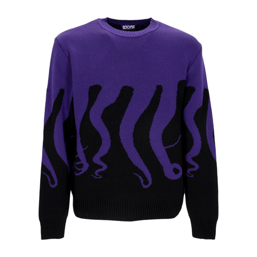 OCTOPUS Maglione Uomo Original Jumper Black/purple da uomo