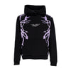 PHOBIA Felpa Leggera Cappuccio Uomo Lateral Lightning Print Hoodie Black/purple da uomo