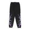 PHOBIA Pantalone Tuta Leggero Uomo Lateral Lightning Print Pants Black/purple da uomo
