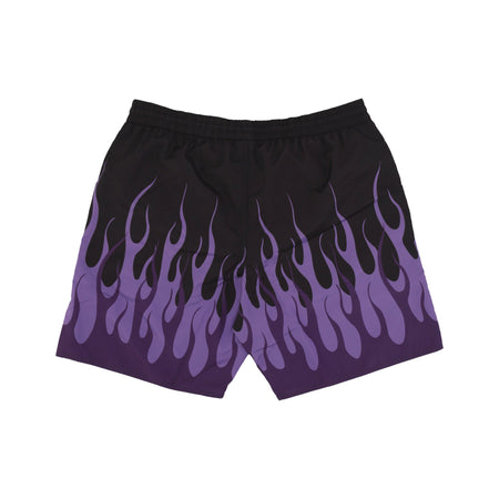 VISION OF SUPER Costume Pantaloncino Uomo Double Flames Swimwear Black/purple da uomo