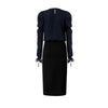 Pinko vestiti casual donna pinko - omelette abito punto stoffa - nero da donna