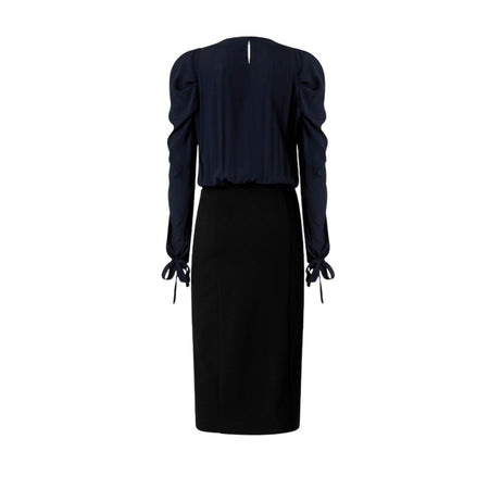 Pinko vestiti casual donna pinko - omelette abito punto stoffa - nero da donna