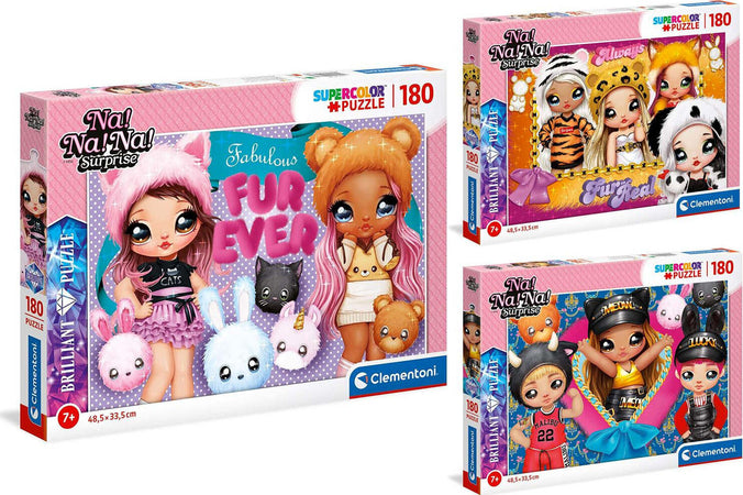 Puzzle-180-pezzi-Brillant-Na-Na-Na-Clementoni