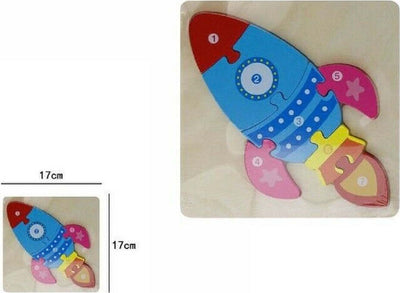 Puzzle 3d In Legno Forma Di Razzo Colorato Gioco Bimbi Bambini Imparare 07325 Giocattoli e infanzia > Giocattoli e Modellismo > Giochi Didattici Trade Shop italia - Napoli, Commerciovirtuoso.it