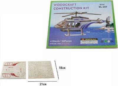 Puzzle 3d Legno Elicottero Modellino Modellismo Collezione Gioco Bambini 07337 Giocattoli e infanzia > Giocattoli e Modellismo > Giochi da Tavolo Trade Shop italia - Napoli, Commerciovirtuoso.it