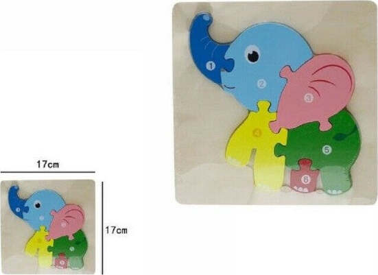 Puzzle 3d Legno Forma Di Elefante Educativo Colorato Gioco Bambini Imparare 07319 Giochi e giocattoli/Puzzle/Puzzle 3D Trade Shop italia - Napoli, Commerciovirtuoso.it