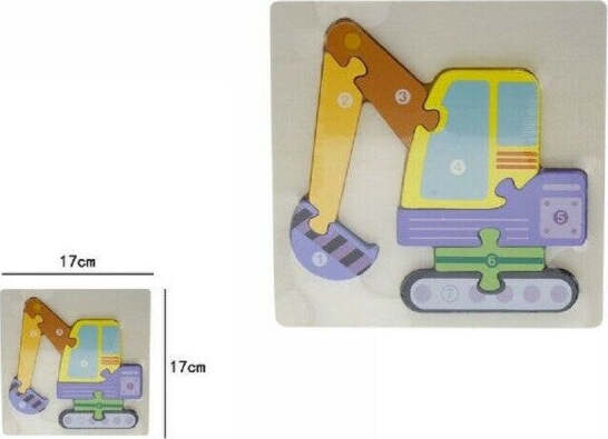 Puzzle 3d Legno Forma Di Escavatore Colorato Gioco Bimbi Bambini Imparare 07323 Giochi e giocattoli/Puzzle/Puzzle 3D Trade Shop italia - Napoli, Commerciovirtuoso.it