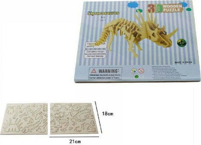 Puzzle 3d Legno Stiracosauro Modellino Modellismo Collezione Gioco Bambini 07340 Giocattoli e infanzia > Giocattoli e Modellismo > Giochi da Tavolo Trade Shop italia - Napoli, Commerciovirtuoso.it