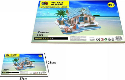 Puzzle 3d Legno Villetta Mare Modellino Modellismo Collezione Gioco Bimbi 07349 Giocattoli e infanzia > Giocattoli e Modellismo > Giochi da Tavolo Trade Shop italia - Napoli, Commerciovirtuoso.it