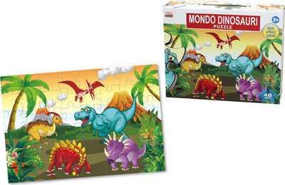 Puzzle-48-Pezzi-Dinosauri-Kidz-Corner