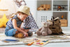 Puzzle A Incastri - Animali Terrestri in Legno Gioco per Bambini Dida