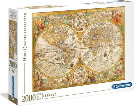 Puzzle-Clementoni-32557-HIGH-QUALITY-COLLECTION-Ancient-Map
